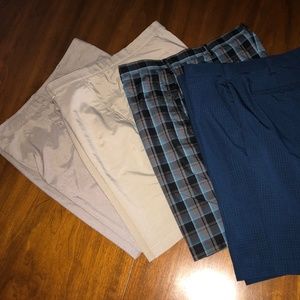 Lot of 4 pair of Men’s Golf shorts waist 38